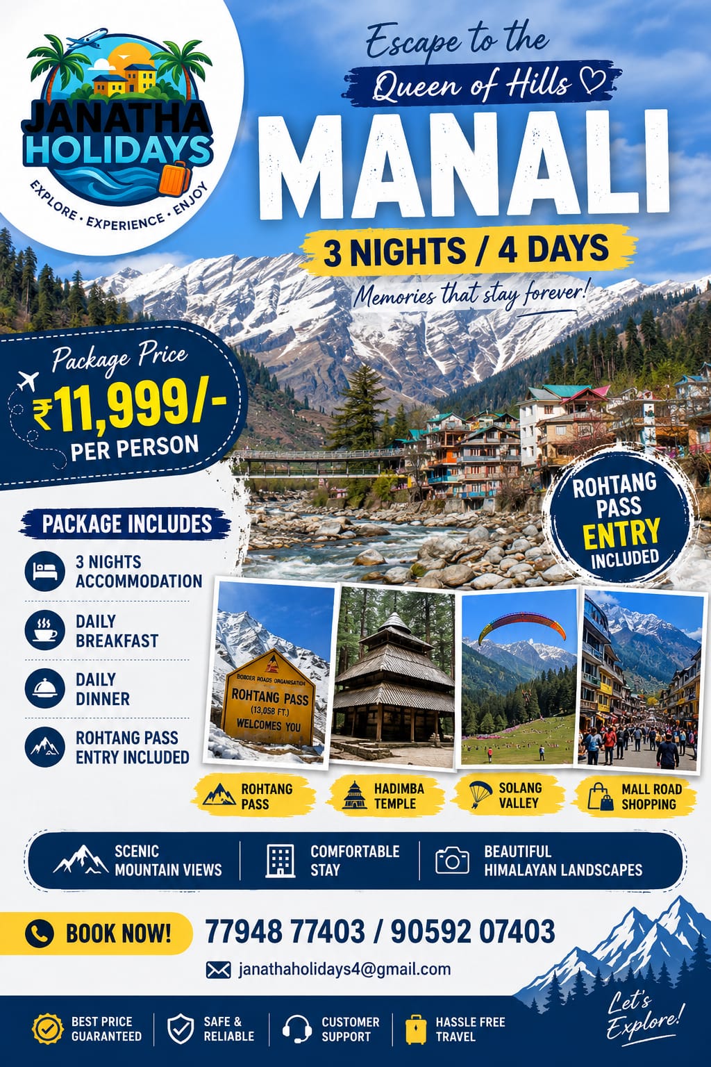 Manali holiday